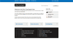Desktop Screenshot of help.shinyfrog.net